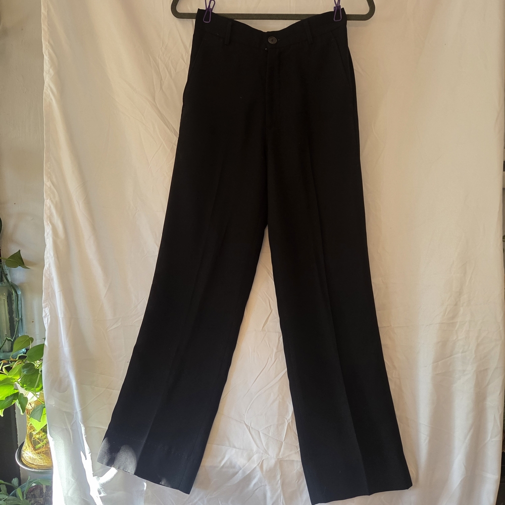 Black Straight Leg Me Black Pants